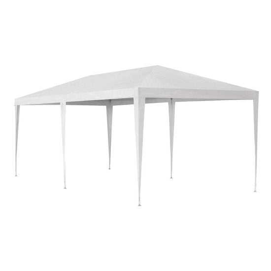 Partyzelt mit Seitenwänden - 3x6M - Weiß