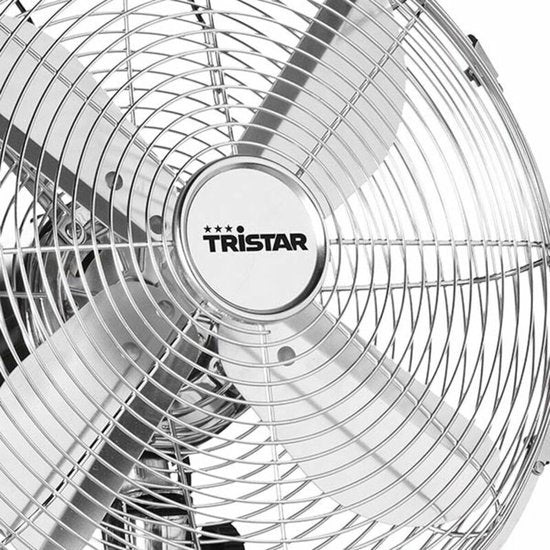 Tristar VE-5953 Tischventilator Chrom – Durchmesser 30 cm – Drei Geschwindigkeitsstufen