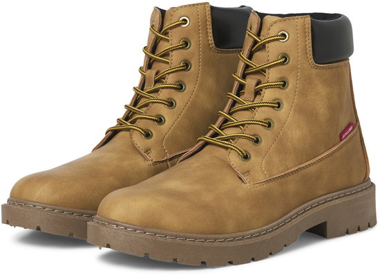 Jack & Jones – Herren-Schnürschuhe „Thames Boot“ – Beige – Größe 41