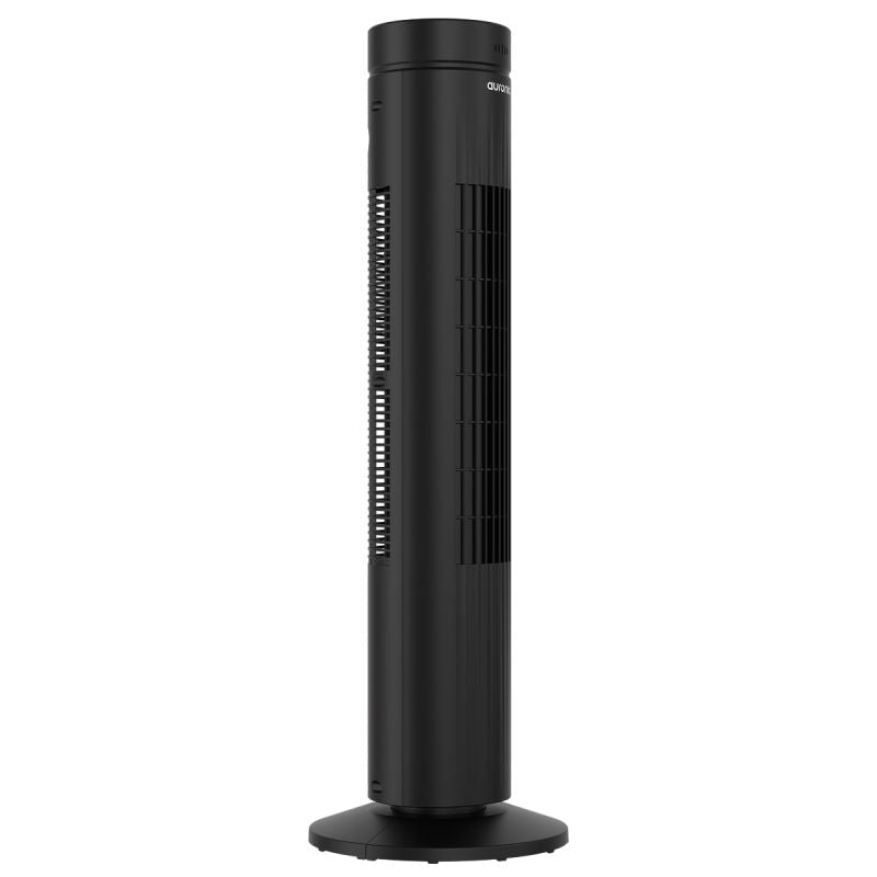 Auronic Turmventilator – 76 cm – 60° Schwenkbereich – 35 W – 3 Geschwindigkeitsstufen – mit Fernbedienung – digitales Touch-Display – schwarz