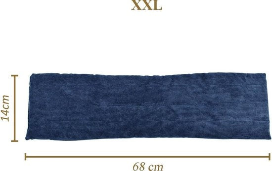O'DADDY® Pitsack microwave - Pitsack - Kirschkernkissen - mit Lavendelduft - für Rücken und Nacken - Heizkissen XXL - 14 x 68 cm - Wärmekissen blau
