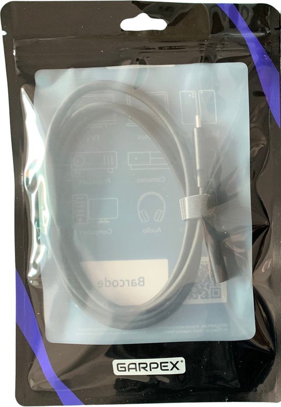 Garpex® USB-C-Verlängerungskabel - USB-C-Kabel - USB-C-zu-USB-C-Kabel - USB 3.1 Typ-C-Verlängerungskabel - 1 Meter