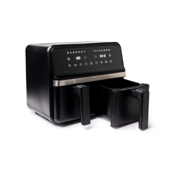 Nexxt Dual Basket Airfryer - 8L 2x 4L - Schwarz