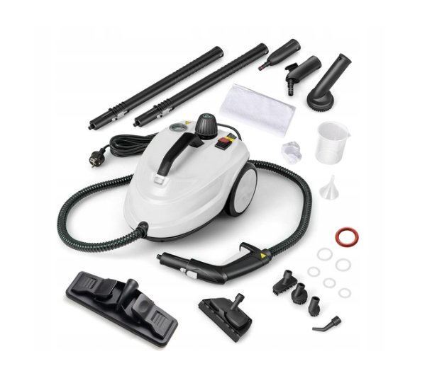 Coast Dampfreiniger - 2000 W - 1,8 L - mit Zubehör - Weiß