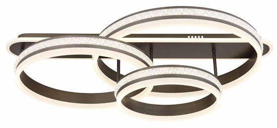 Globo – Deckenleuchte – Grouni – Nickel – Metall – Deckenleuchte – LED – 67314-75