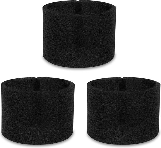 VONROC Schaumstoff-Filterset für Nasssauger - 3 Stück - Für VC504AC & VC506AC Nass- und Trockensauger/Allzweckreiniger