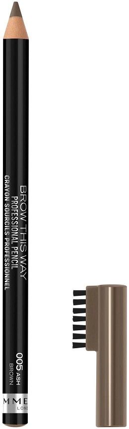 Rimmel Brow This Way Augenbrauenstift – 005 Ash Brown – 1,4 g – Für Damen