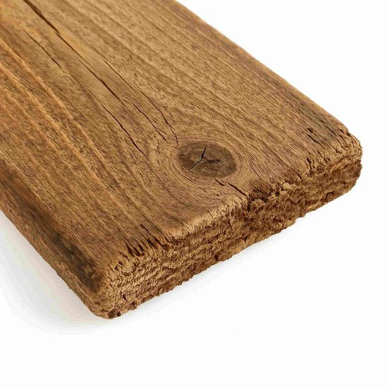 Mica Decorations Bold Holzbank – L 108 x B 20 x H 37 cm – Recyclingholz – Braun