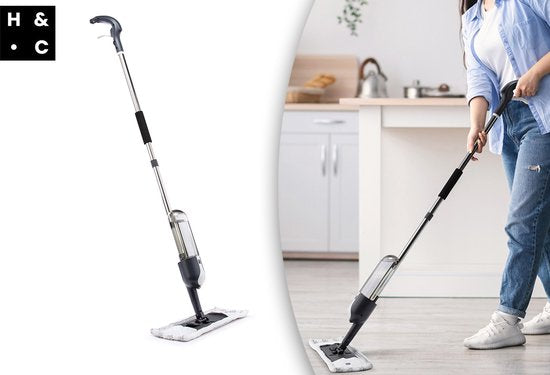 Home & Comfort Spray Mop - Bodenwischer - Leichtgewicht - 360° drehbar