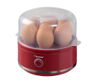 Bestron AEC600SPNR Eierkocher für 7 Eier – 400 W – Rot – 16,3 x 18,6 x 15,3 cm