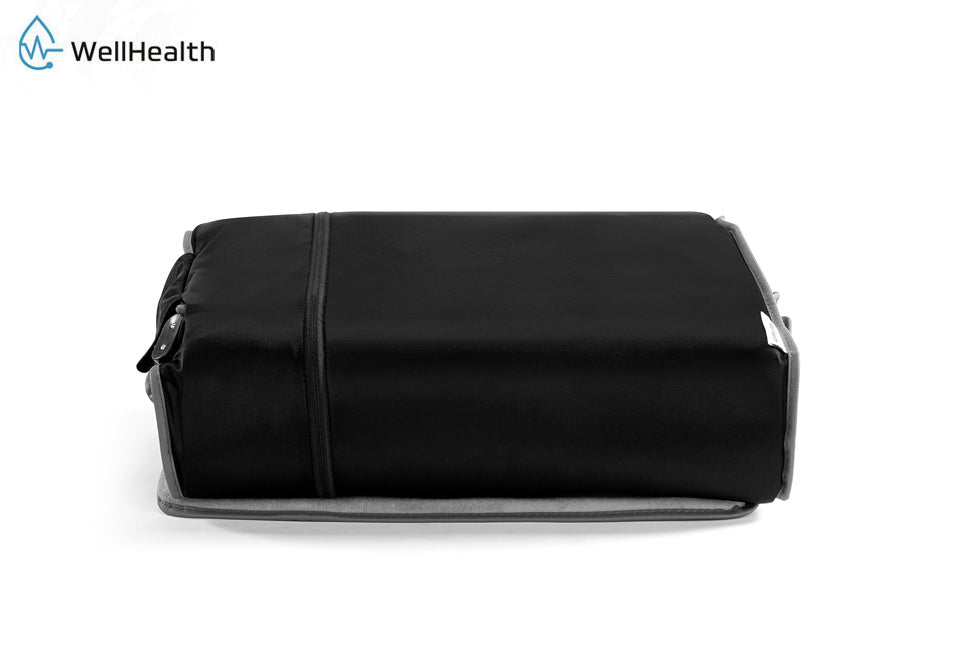 Wellhealth - Massagematratze mit 9 Positionen - Grau - 167.5x51cm