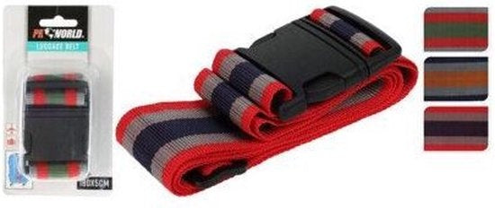 Koffergürtel 180X5CM 3ASS