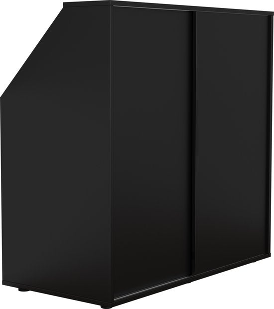 Kleiderschrank schräge Wand Dachgeschoss Schlafzimmer Schiebetüren - Kleiderstange - Lagerschrank geeignet für schräge Wände
