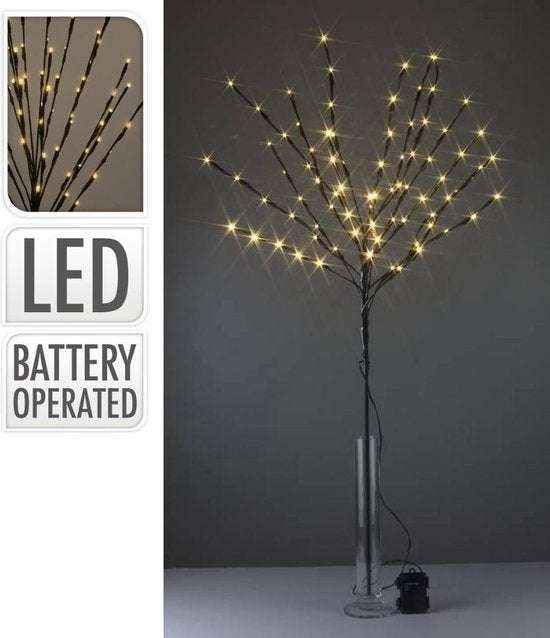 Lichterbaum - 110cm - 80 LEDs - Warmweiß - Zeitschaltuhr