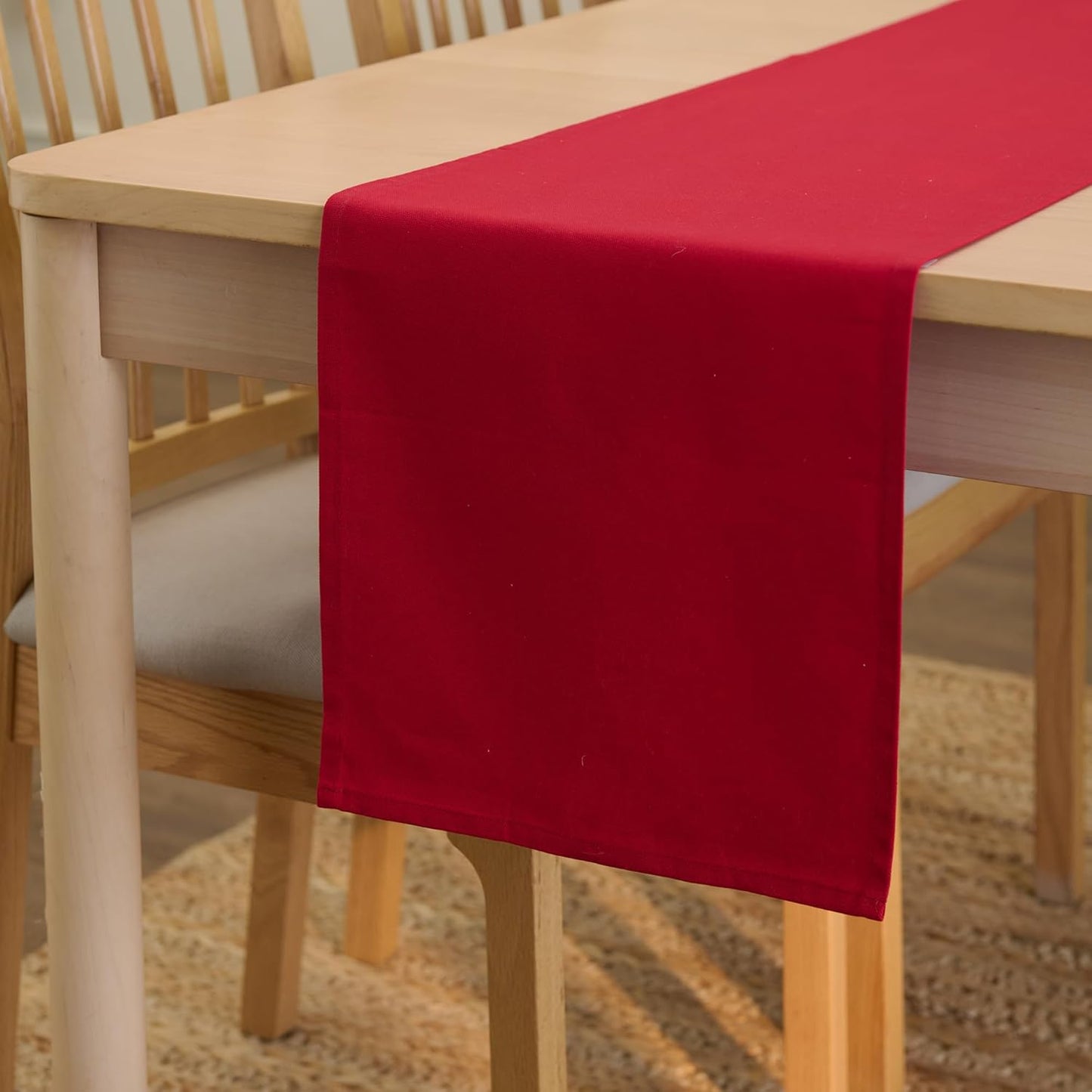 Dekor Weihnachts-Tischdecke Rot - 45 x 140 cm - Weihnachtsdruck