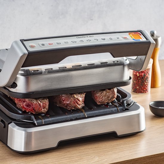 Tefal OptiGrill 2in1 GC772D – Kontaktgrill – Intelligenter Grill und BBQ