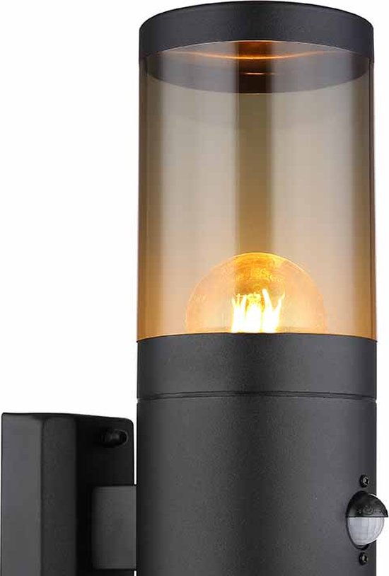 Globo Wandleuchte Xeloo - schwarz - Metall - 32014-2BSS