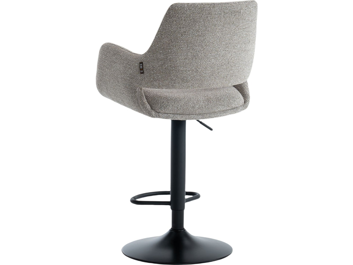 Criks Design Monza Barhocker – 2er-Set – Höhenverstellbar und drehbar – Taupe