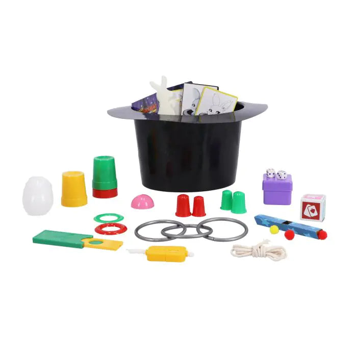 Zauberhut-Zauberkasten mit 150 Tricks.