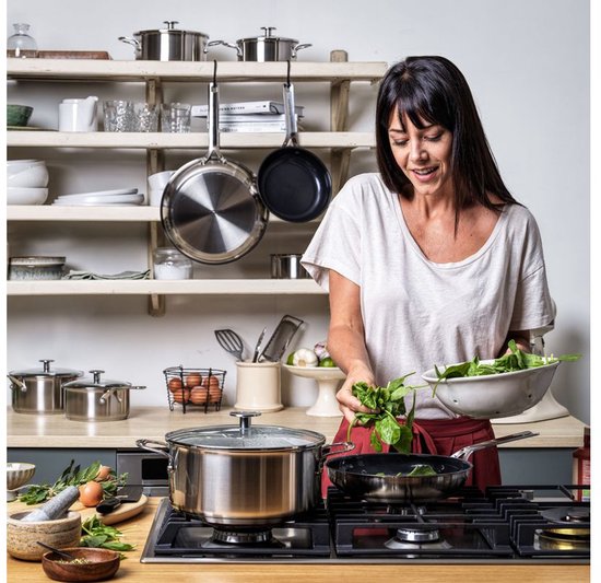 KitchenAid Edelstahl-Pfannenset 7-teilig | Edelstahl / INOX - PFAS-frei