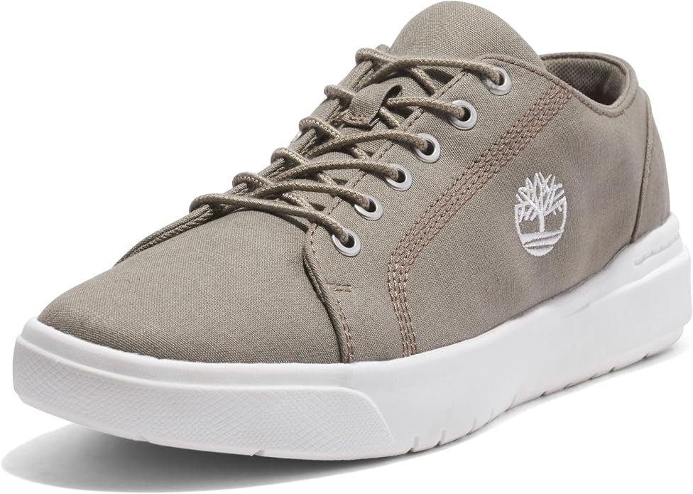Timberland Seneca Bay Sneaker – Helltaupe, Canvas – Größe 42