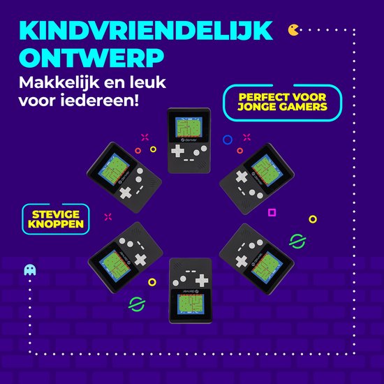 Denver Retro Spielkonsole - 200 Spiele - Spielkonsole für Kinder - GMP290