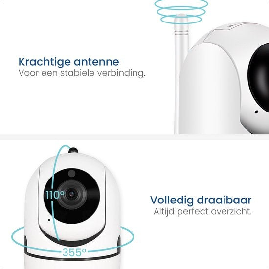 Gologi Haustierkamera - Hundekamera - Haustierkamera - Sicherheitskamera - Sicherheitskamera - Für alle Haustiere - Mit Wifi