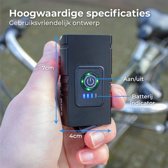 Nuvance - Fahrradbeleuchtung 6 Positionen