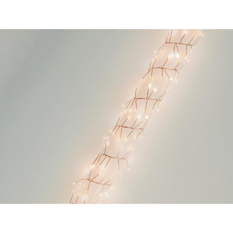 Bundlelight LED-Lichterkette 6 m – 600 Lämpchen in Arizona-Weiß – Kupferdraht – 24 V