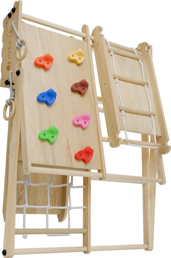 Mini-Spielplatz für Kinder - Mit Rutsche - Natürliche Spielgeräte