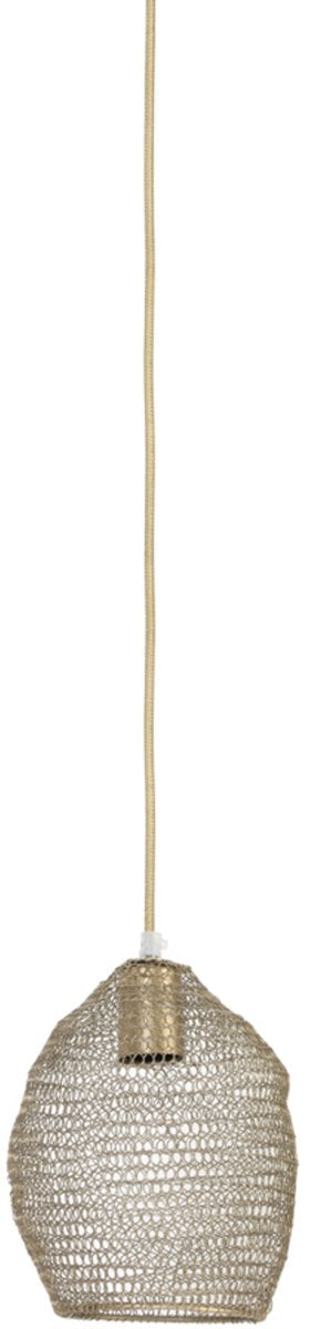 Licht & Wohnen - Hängeleuchte NOLA - Ø18×20 cm - Bronze - Metall