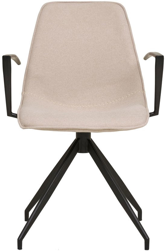 House Nordic Esszimmerstuhl Monaco Swivel Bouclé Sand