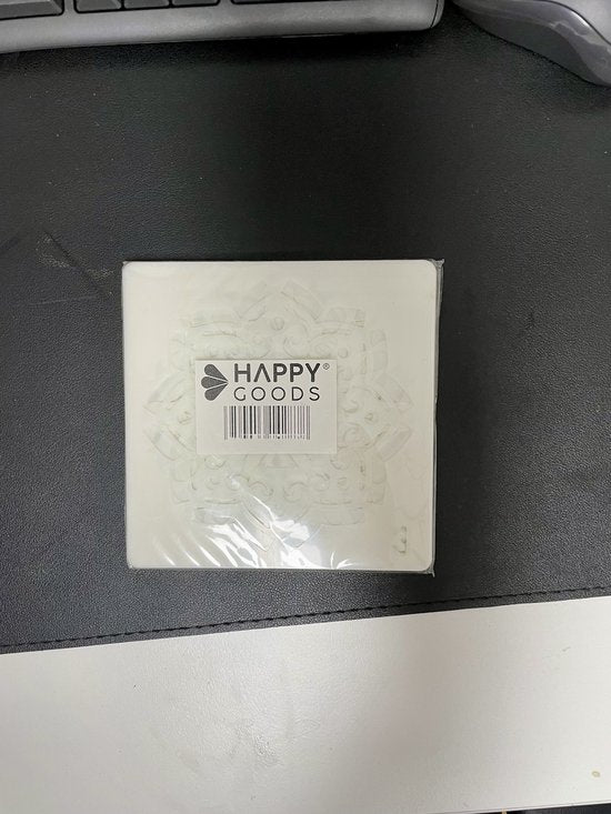 Happy Goods Mandala Punkt Malschablonen 16 Stück 13x13cm | Punkte | Punktierkunst - Hobbyschablonen - Zeichenschablonen - Malschablonen