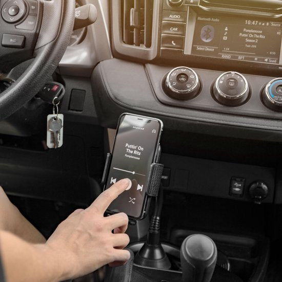 Bintoi® T200 - Telefonhalter Autozubehör - Telefonhalter GSM Halter Auto - Cup Holder Auto - Telefon GSM Halter mit festem Griff - iPhone/Samsung/Huawei/Oneplus - Geschenk