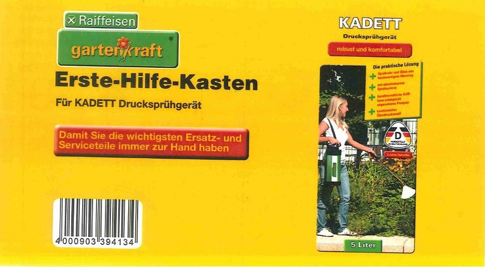 RA gk ET box KADETT Drucksprühgerät. 56 Stück