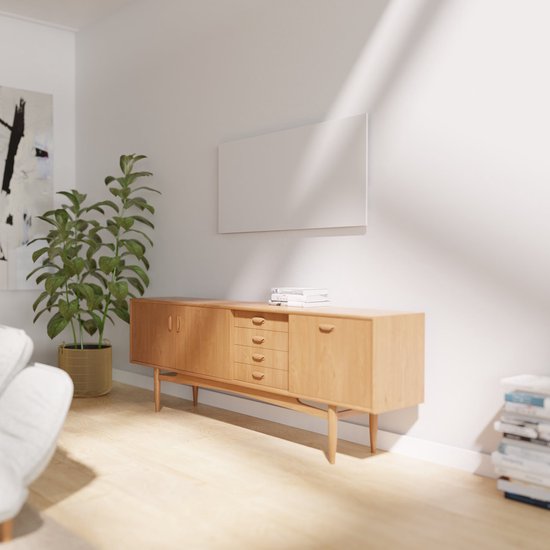 Hombli Electric Heater - Smart Infrared Heating Panel - Elektrischer Heizkörper - Heizung - 20m2 - 700W - Metall