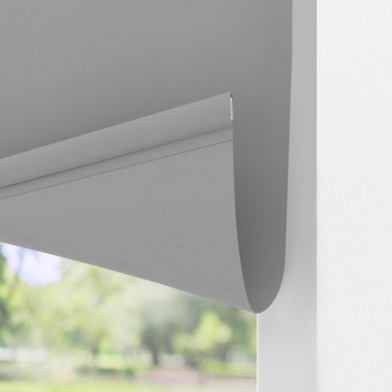 VONROC SMART BLINDS - Elektrisches Rollo - Verlängerung - 60 x 190 - Grau - Ohne Fernbedienung und Ladekabel