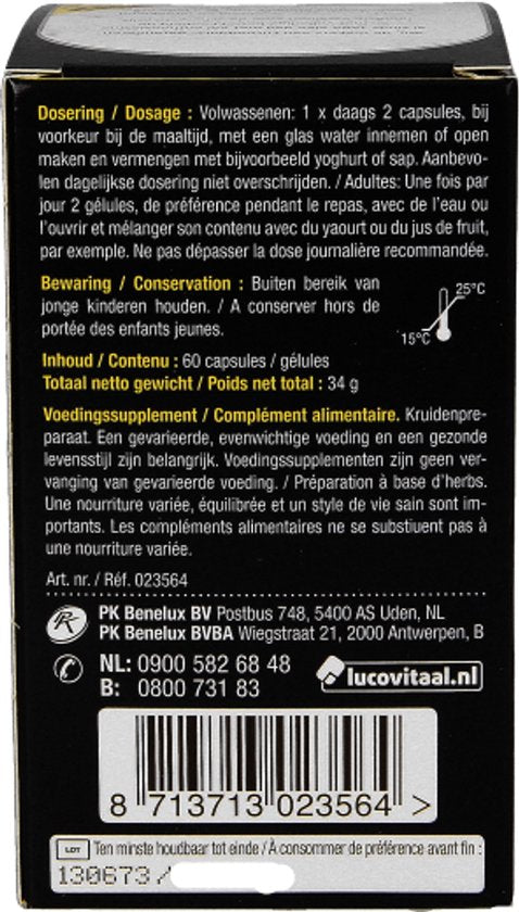 Lucovitaal Verdauung 60 Kapseln