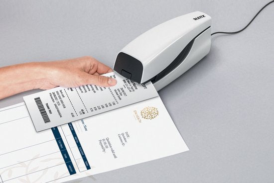 Leitz NeXXt Elektrohefter für berührungsloses Heften - Heftet bis zu 20 Blatt - Schwarz