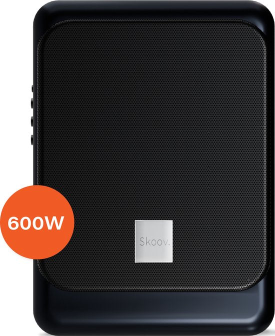 Skoov SlimBass Auto-Subwoofer mit integriertem Verstärker - 200W - Fernbedienung - Lautsprecher - Untersitz - Aktiv - Tieftöner