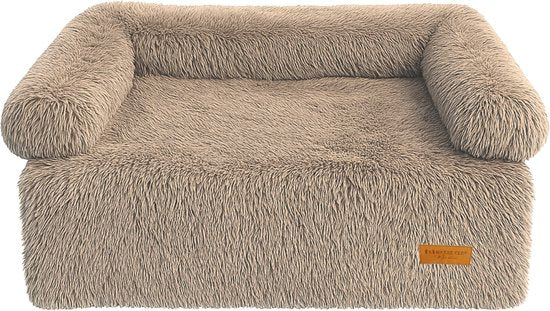 By Cee Cee Original Hundedeckenbank - Hundedeckenbank - Hundekorb - Premium - komplett mit Reißverschluss - Mocha - 102x90 - Größe L