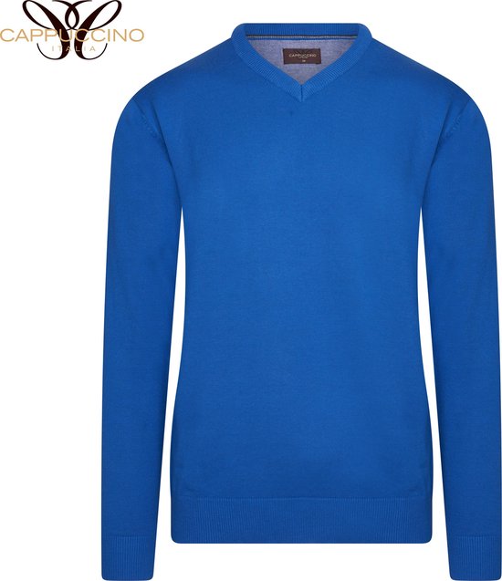 Cappuccino Italia - Herren Pullover Royal - Blau - Größe XXL