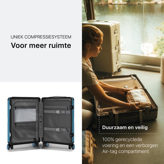 ONYX Hybrid Pro Handgepäckkoffer 35 l – Makrolon-Polycarbonat & Aluminium – TSA – 55 x 35 x 21 cm