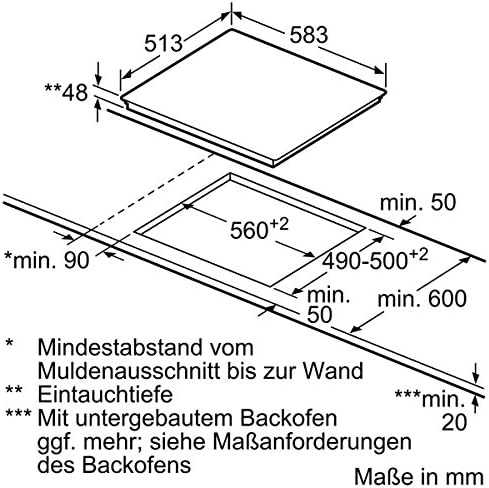 Siemens ET645HN17E Cerankochfeld – 4 Kochzonen – Bratzone – 7500 W – 56 cm Einbaubreite