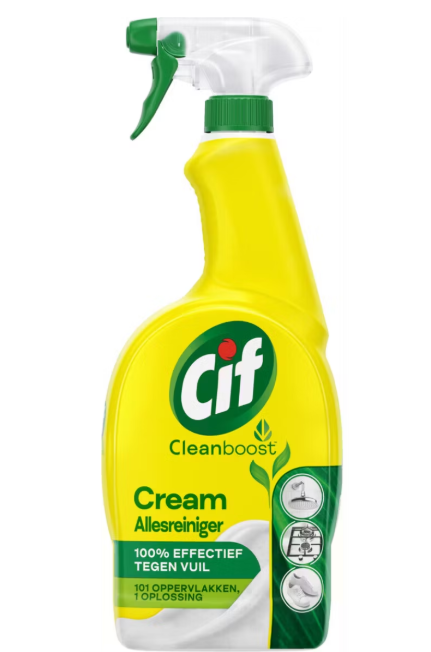 6x CIF Creme Allzweckreiniger Spray - 700 ml - Wirksam und vielseitig