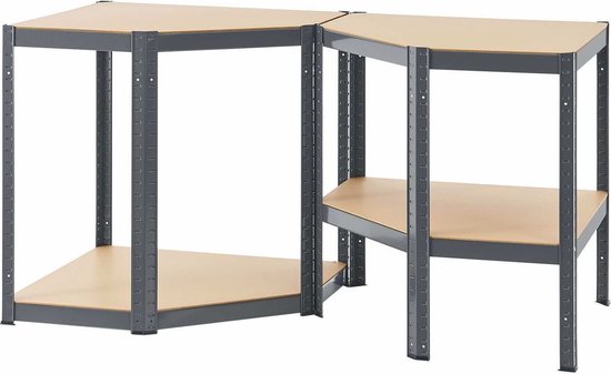 Regal / Lagerregal - Ecke Easy - 160 x 75 x 75cm