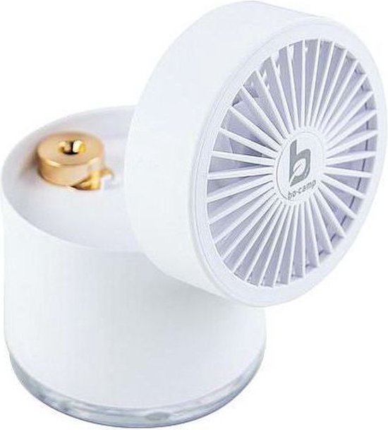Bo-Camp – Ventilator – Mit Luftbefeuchter – Wiederaufladbar