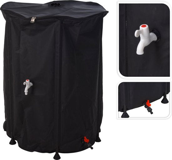 Koopman Regentonne 500 Liter - Mit Wasserhahn - 80x H 100 cm