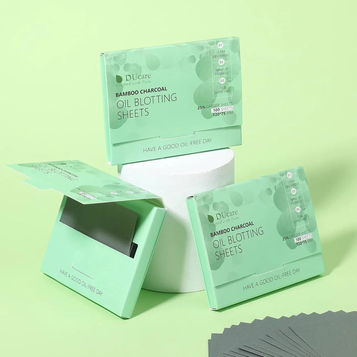 DUcare Öl-Blotting-Tücher für das Gesicht – 100 Stück