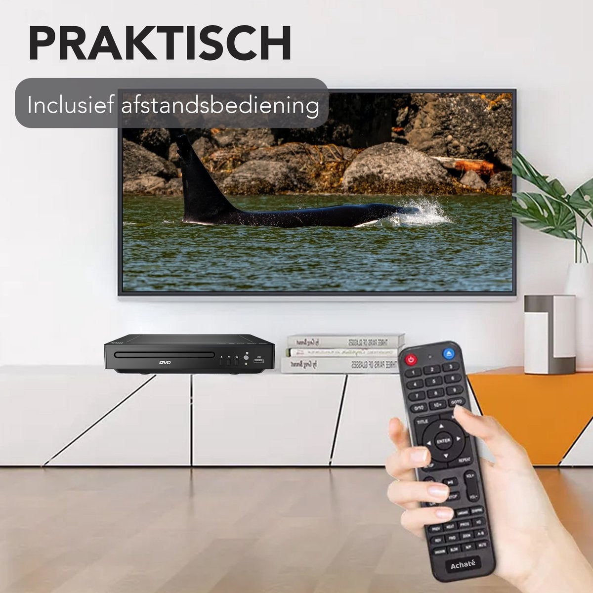 Achaté DVD-Player mit HDMI - USB - 1080p HD